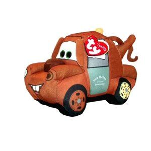 Ty Beanie Baby Collection Sparkle "Mater" Disney Pixar "Car's" soft body